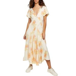 Free People Laura Midi Floral Dress